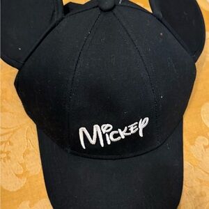 Disney Black Cap with Blue Tag
